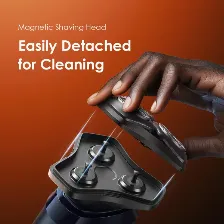 Afeitadora Electrica Oraimo Easyshave, Dual Floating Blades, Uso Seco Y Humedo, Bateria 60 Minutos, Carga Usb-c, Display Led