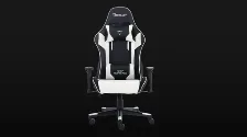 Silla Ocelot Gaming Osb-04 Reposa-brazos Si, Material Vinilo, Base Metal, Color Negro, Blanco