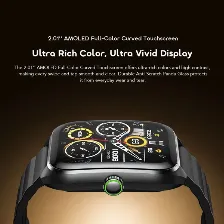 Smartwatch Oraimo Watch Nova 2, 2.01 Pulgadas Amoled Curva, Bluetooth 5.3 Hd, Ip68, 20 Dias Bateria, Panda Glass, 100+ Deportes.