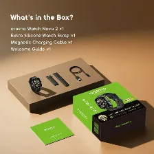 Smartwatch Oraimo Watch Nova 2, 2.01 Pulgadas Amoled Curva, Bluetooth 5.3 Hd, Ip68, 20 Dias Bateria, Panda Glass, 100+ Deportes.