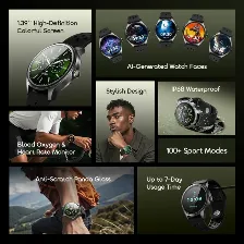 Reloj Inteligente Oraimo Watch 6r, Pantalla 1.39 Pulgadas Tft, Vidrio Panda Anti-rayones, Llamadas Hd, Bluetooth V5.3, Resistencia Ip68.