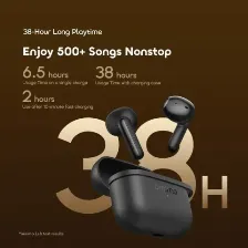 Audifonos True Wireless Oraimo Spacebuds Air, Bluetooth V5.4, 38h Bateria, Ipx4, Cancelacion Ruido Ai, Carga Type-c, Light Gold.