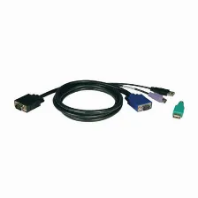 Cables Para Kvm Tripp Lite Usb, Ps/2, 1.83 M, Vga, Vga, Ps/2, Usb