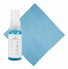 Kit De Limpieza Liquido Para Pantallas 30ml, Incluye Microfibra Perfect Choice
