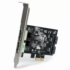 Tarjeta Adaptadora Controladora Startech Pci Express 2 Puertos Esata 2 Puertos S 6gbps, (pexesat322i)