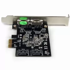 Tarjeta Adaptadora Controladora Startech Pci Express 2 Puertos Esata 2 Puertos S 6gbps, (pexesat322i)