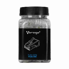 Plug Vorago Rj45 Cat6 Bote 100 Pzas (plug-200)