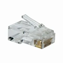 Plug Vorago Rj45 Cat6 Bote 100 Pzas (plug-200)