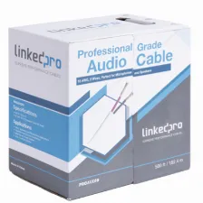 Cable De Audio Linkedpro Pro-audio No A No, 152 M, Blanco
