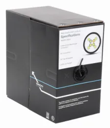 Bobina Linkedpro Pro-cat5-ext-lites Cat5e, 305 M, U/utp (utp), Negro