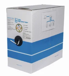 Bobina Linkedpro Pro-cat5-ext-litew-v2 Cat5e, 305 M, U/utp (utp), Blanco