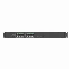 Switch Ruijie Networks Rg-es118gs-p-l No Administrado, L2, Rj-45 18, Gigabit Ethernet (10/100/1000), (poe +) 16, Negro