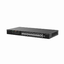Switch Ruijie Networks Rg-es126fgs-lp No Administrado, L2, Rj-45 24, Fast Ethernet (10/100), (poe +) 24, Negro