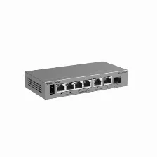 Switch Gigabit Smart Cloud / 7 Puertos / 4 Poe+ 40 W / 1 Sfp Uplink / Capa 2 / Proteccia?n 6 Kv / Fanless
