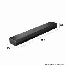 Barra De Sonido Lg S20a 2.0, Usb, Bt, Inalámbrico Y Alámbrico, Negro