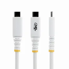 Cable Usb Startech.com Usb C A Usb C, Blanco