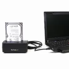 Docking Station Startech.com Docking Station Usb 3.0 (5gbps) A Sata De 1 Bahía Para Disco Duro - Base Usb 3.0 (5gbps) Para Discos Duros Ssd De 2,5/3,5 Sata I/ii/iii - De Carga Superior, Unidad De D...
