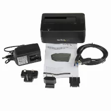 Docking Station Startech.com Docking Station Usb 3.0 (5gbps) A Sata De 1 Bahía Para Disco Duro - Base Usb 3.0 (5gbps) Para Discos Duros Ssd De 2,5/3,5 Sata I/ii/iii - De Carga Superior, Unidad De D...