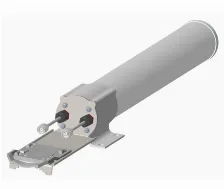 Antena Omnidireccional En 2.4 Ghz, Rango De Frecuencias (2.3 - 2.5 Ghz), Ganancia De 10 Dbi, Doble Polaridad Mimo 2x2, Incluye Jumpers