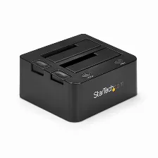 Docking Station Startech.com Docking Station De 2 Bahías Usb 3.0 A Sata - Base De Acoplamiento Usb De Discos Duros Ssd Sata I/ii/iii De 2.5/3.5