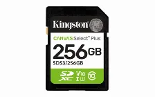 Memoria Sd Kingston 256gb, Technology Canvas Select Plus Gen3, Velocidad 150 Mb/s, Clase 10 Open Box