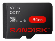 Memoria Micro Sd Sandisk Video, 64gb, Uhs-i, Clase 10, Videovigilancia 24/7