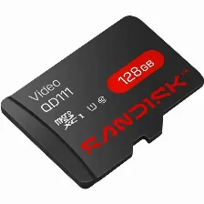 Memoria Micro Sd Sandisk Video, 128gb, Uhs-i, Clase 10, Videovigilancia 24/7
