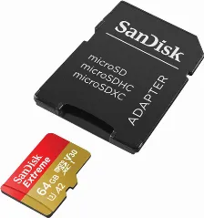 Memoria Micro Sd Sandisk Extreme 64gb, Velocidad 170 Mb/s, Clase 10