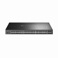 Switch Tp-link Jetstream Tl-sg3452p Gestionado, L2/l3, Rj-45 48, Gigabit Ethernet (10/100/1000), (poe +) 48, 1u, Negro
