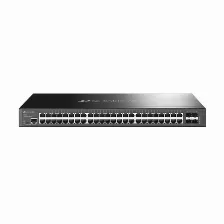 Switch Tp-link Jetstream Tl-sg3452 Gestionado, L2, Rj-45 48, Gigabit Ethernet (10/100/1000), 1u, Negro
