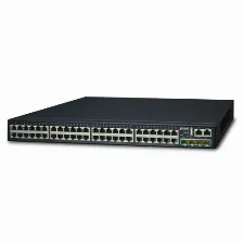 Switch Planet Sgs-6341-48t4x Gestionado, L3, Rj-45 48, Gigabit Ethernet (10/100/1000), 1u, Negro