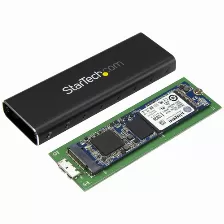 Gabinete Para Disco Duro Startech Adaptador Ssd M.2 A Usb 3.0 Uasp Con Carcasa Protectora - Conversor Ngff De Unidad Ssd, (sm2ngffmbu33)