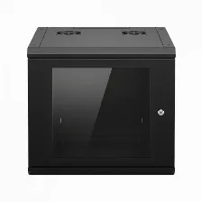 Gabinete De Pared 9u De 635 Mm De Profundidad, Rack De 19 In En Acero Reforzado: Compacto Y Resistente Para Soluciones Profesionales