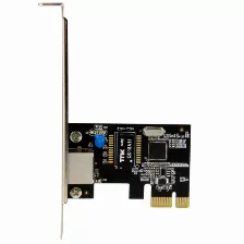 Tarjetas De Red Startech.com Interfaz De Host Pci Express, Interfaz Ethernet, Puertos Ethernet Lan 1, Tasa De Transferencia (máx) 2000 Mbit/s, Color Negro, Metálico, Pc/servidor
