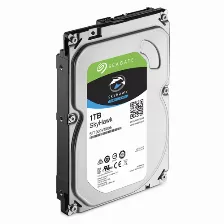 Disco Duro Sata3 Seagate Skyhawk 1tb, 3.5 Pulgadas 64mb Cache, Ideal Video Vigilancia En Hd 24x7