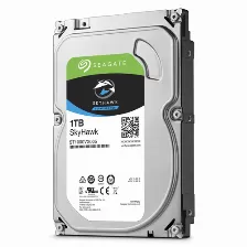 Disco Duro Sata3 Seagate Skyhawk 1tb, 3.5 Pulgadas 64mb Cache, Ideal Video Vigilancia En Hd 24x7