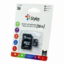Memoria Stylos Stms161b 16 Gb, Microsdhc, Clase 10