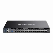Switch Omada | Tp-link | Sx6632yf | L3 Stackable De 26 Puertos Sfp+ 10g | 6 Puertos Sfp28 25g | Stacking Fasico | Funciones L3 Enterprise | Rip, Ospf, Ecmp