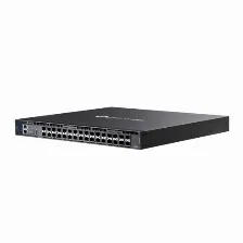 Switch Omada | Tp-link | Sx6632yf | L3 Stackable De 26 Puertos Sfp+ 10g | 6 Puertos Sfp28 25g | Stacking Fasico | Funciones L3 Enterprise | Rip, Ospf, Ecmp
