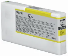 Cartucho De Tinta Epson T6534 Yellow Ink Cartridge (200ml) Original, Amarillo, 200 Ml, Rendimiento Estándar