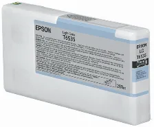 Cartucho De Tinta Epson T6535 Light Cyan Ink Cartridge (200ml) Original, Cian, 200 Ml