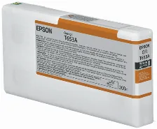 Cartucho De Tinta Epson T653a Orange Ink Cartridge (200ml) Original, Naranja, 200 Ml, Rendimiento Estándar
