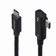 Cable Thunderbolt Startech.com 0.8 M V. 5, 80 Gbit/s, Negro