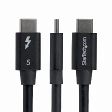 Cable Thunderbolt Startech.com 0.8 M V. 5, 80 Gbit/s, Negro