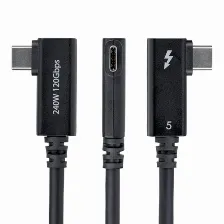 Cable Thunderbolt Startech.com 0.8 M V. 5, 80 Gbit/s, Negro