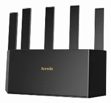 Ruteador Inalámbrico Tenda Te3l V1.0 Be3600 5 Ant., Wi-fi 7 (802.11be), 3 Rj-45, 3570 Mbit/s, Negro
