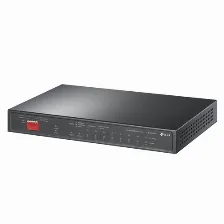 Switch Tp-link Tl-sg1210pp No Administrado, Rj-45 10, Gigabit Ethernet (10/100/1000), (poe +) 2, Negro