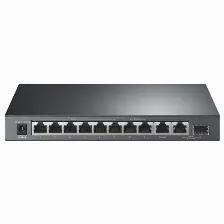 Switch Tp-link Tl-sg1210pp No Administrado, Rj-45 10, Gigabit Ethernet (10/100/1000), (poe +) 2, Negro