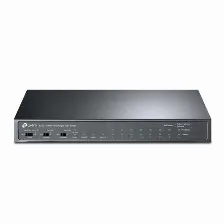 Switch Tp-link Tl-sl1311mp No Administrado, Rj-45 10, Fast Ethernet (10/100), (poe +) 8, Negro