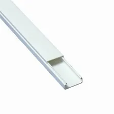 Canaleta Blanca De Pvc Auto Extinguible, Sin Divisia?n, 20 X 10 Mm, Tramo De 2.5 M (5101-01260)